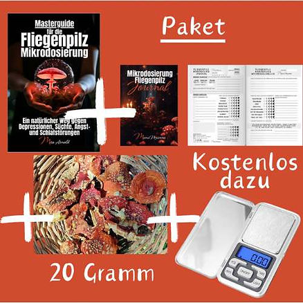 Gesundheit schenken mit MamaMuscaria Geschenkgutscheine! 🎁 Unsere neuen Gutscheine für´s Fliegenpilz Microdosing 2 MamaMuscaria Geschenkgutscheine nutzen um das Microdosing Starterpaket zu kaufen
