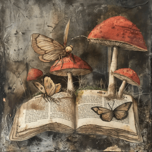 ¿Cultura psicodélica del agárico de mosca? Libro antiguo