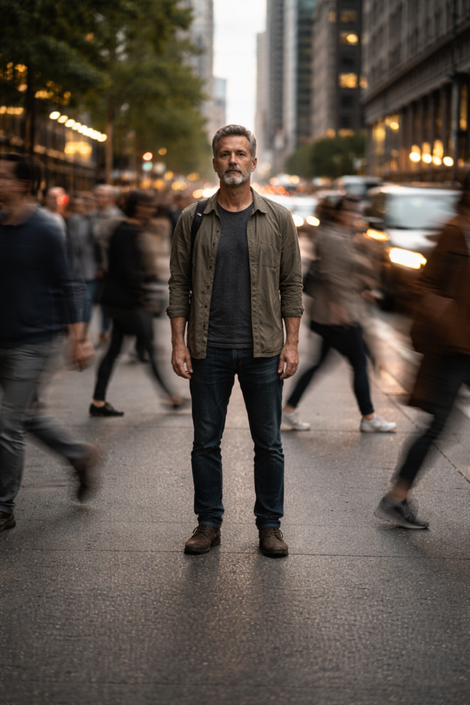 La spiritualità di Toadstool è vissuta in modo nuovo: l'uomo sta con i piedi per terra nel trambusto della città