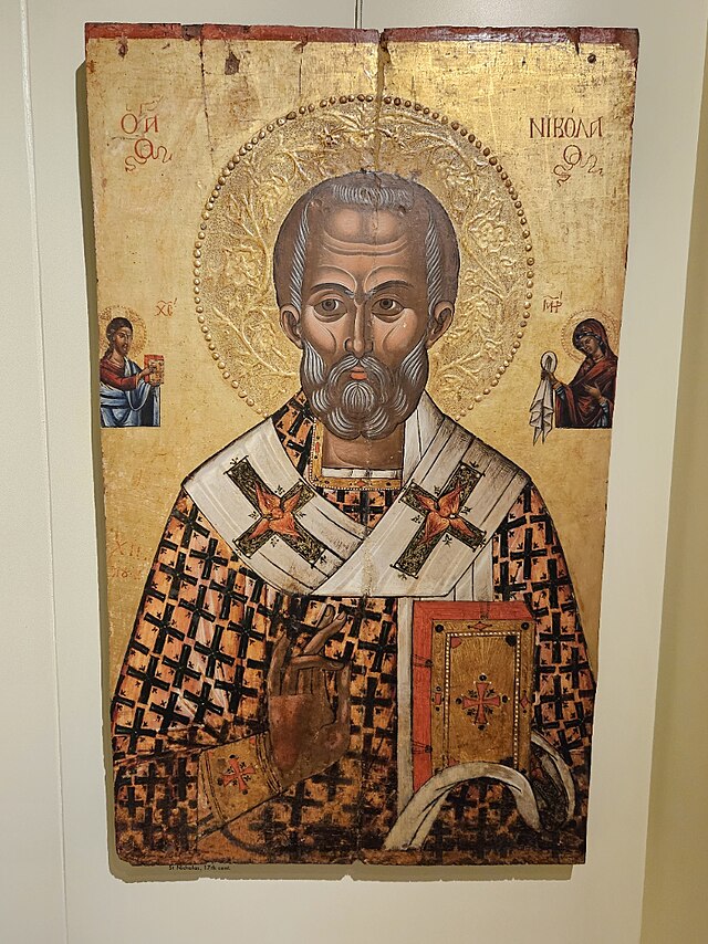 Dal fungo sacro a Babbo Natale: come la mosca agarica ha plasmato il Natale 2 Il Natale dell'agarico della mosca - San Nicola di Myra