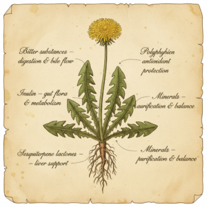 Effetto medicinale della radice di tarassaco