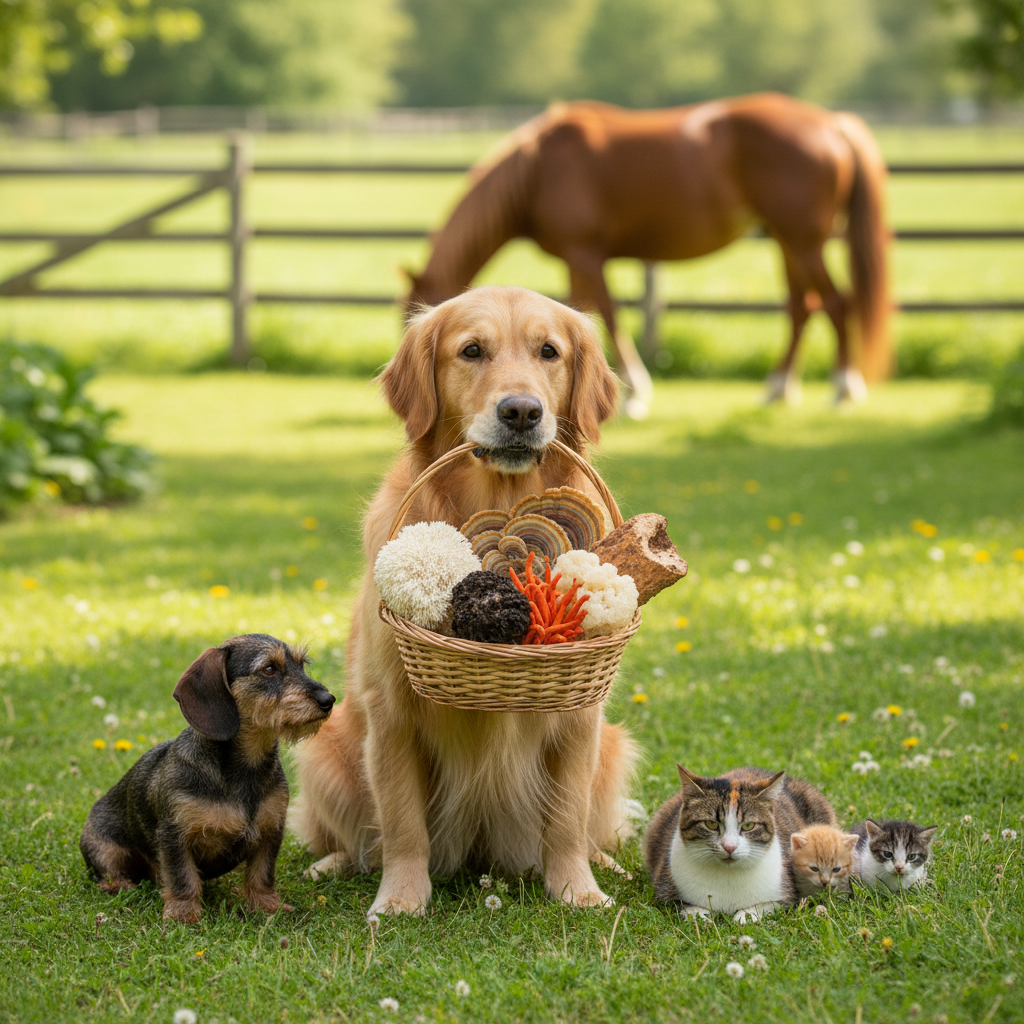 Funghi vitali per animali domestici