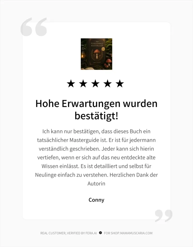 Kundenberwertung Masterguide von Kundin Conny