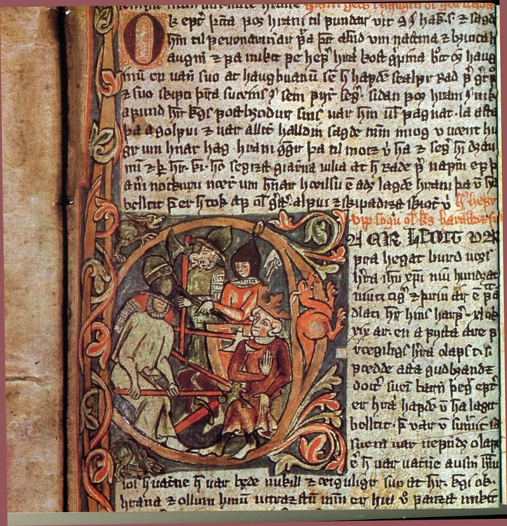 Fliegenpilz und Wikinger: Der Berserker-Mythos im Faktencheck 1 Illustration aus dem Flateyarbók (isländische Handschrift, ca. 1390), gemeinfrei via Wikimedia Commons